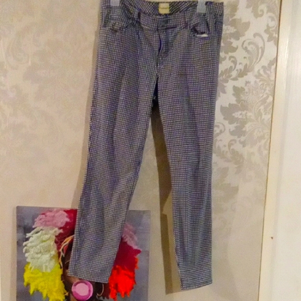 G.H. Bass & Co. Blue and White Skinny Pants